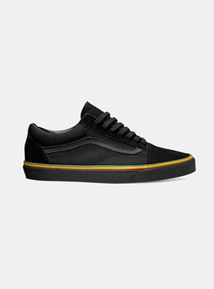 vans u old skool black/black - zapatillas de lona unisex vans u old skool black/black - zapatillas de lona unisex